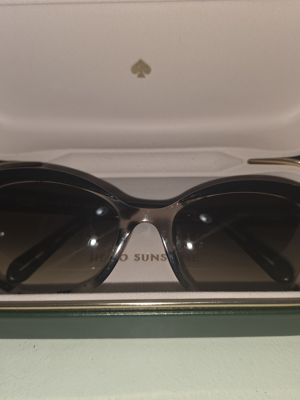kate spade Brown Gradient Oval Sunglasses